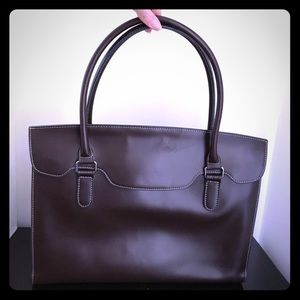 Authentic Lodis Leather Work Tote